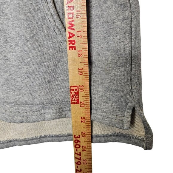 Mitchell & Ness Warriors Hoodie Girl's Medium M 10/12 Gray Cotton Short Sleeve - Picture 6 of 11